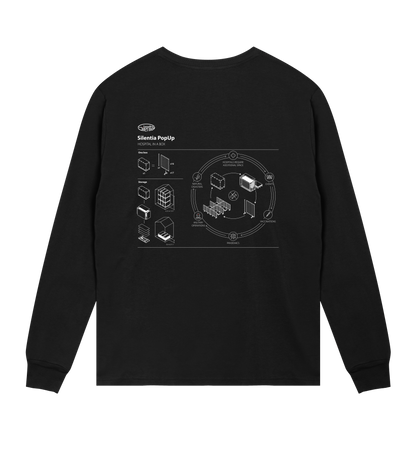 Mens Silentia PopUp Long T - Black