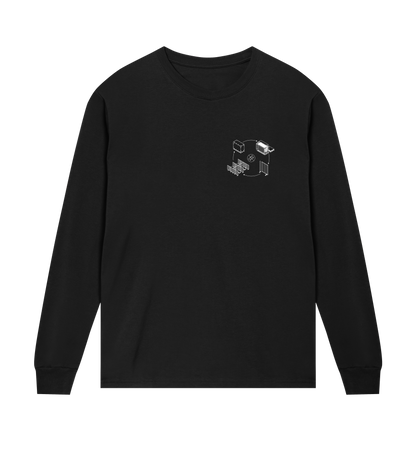 Mens Silentia PopUp Long T - Black