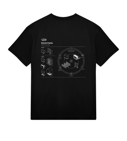 Mens Silentia PopUp T - Black